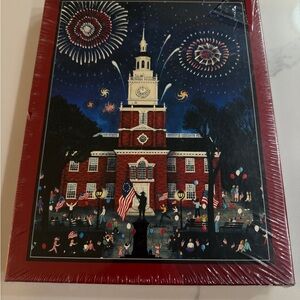 Patriotic Fireworks 750 Piece New  Puzzle